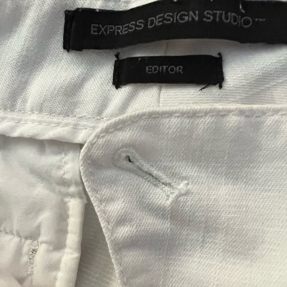 Express Design Studio Withe pants Size 8 - Picture 4 of 7